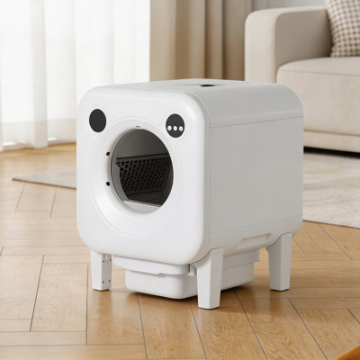 68L Automatic Self-Cleaning Cat Litter Box, Smart App Controlled Washroom