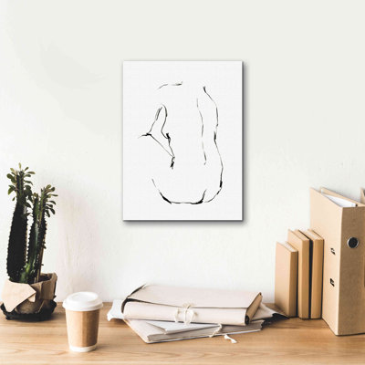 Reproduction d'art numérique sur toile, "Seating figure Pose II" par Ethan Harper