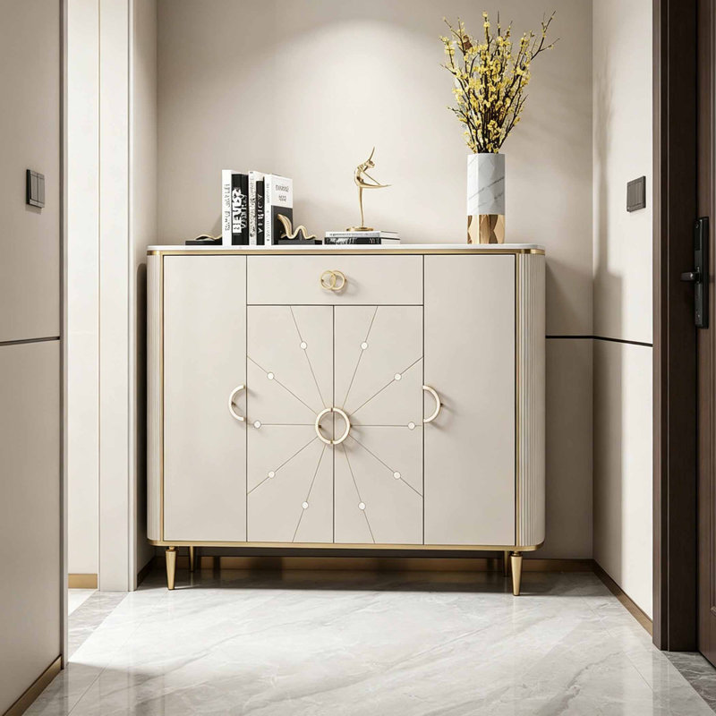 Armoire à chaussures luxueuse de style français