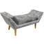 Evie Polyester Blend Upholstered Bench