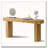 63" Solid Wood Console Table