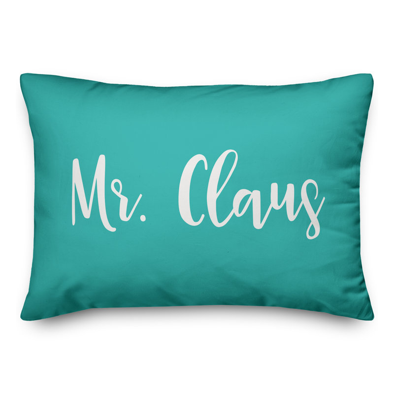 Reversible Throw Pillow, Teal