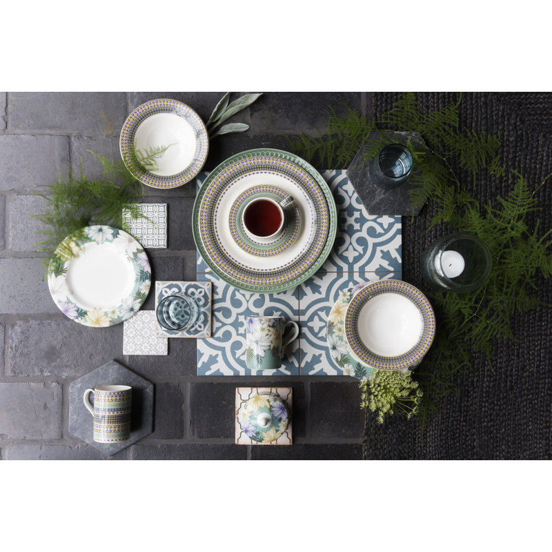 Plateau floral rond 13 po Portmeirion