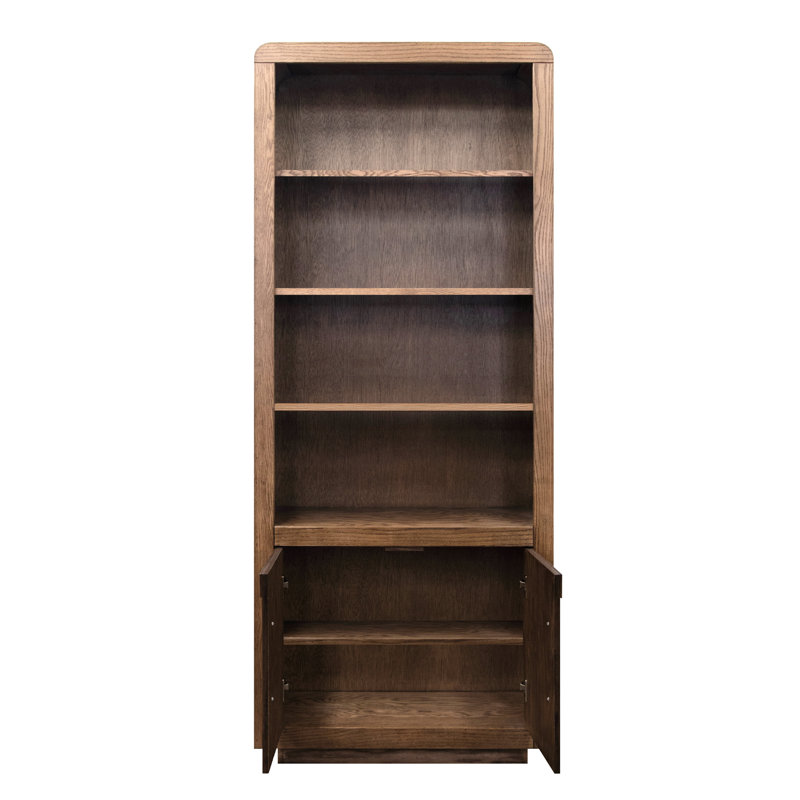 Bibliothèque haute, aucun assemblage requis, Brun