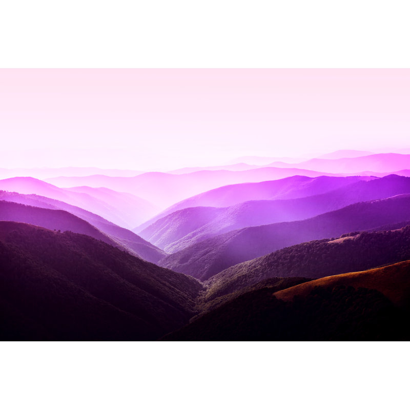 Mountain 1 Piece Wrapped Canvas Wall Art, 51cm H x 76cm W x 3.8cm D