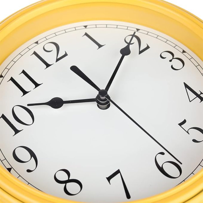 Horloge murale silencieuse 9 po