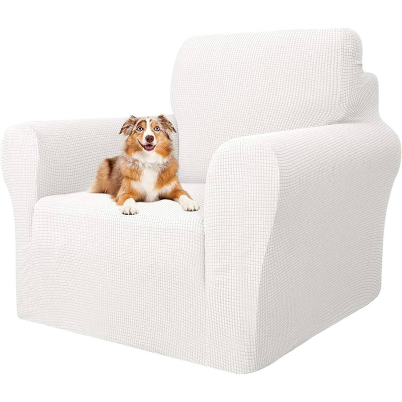 Outdoor Patio Chair Cover, 80cm H x 230cm W x 80cm D, White
