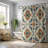 Historic Mosaic - Premium Shower Curtain-1213403177