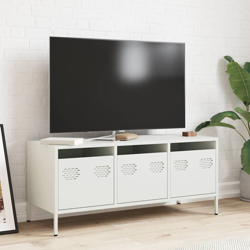 Ayele TV Stand, White, 101.5cm