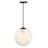 Jadynce 1 - Light Matte Black Sphere Pendant-77894074