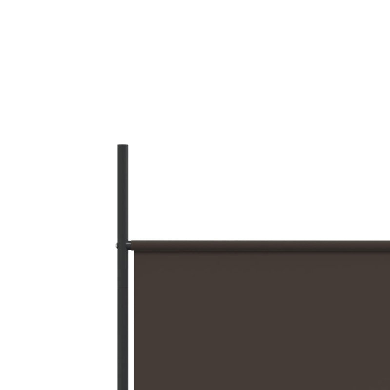 Paravent 5 panneaux vidaXL brun 98,4 po x 78,7 po, Brun, 5, H 78,74 po x l 98,43 po