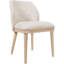 Chaise rembourrée en tissu texturé beige Valeo-1921751700-1921751702