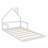 Floor Bed With House-Shaped Headboard-669679276