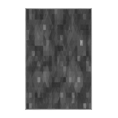 Tapis gris / noir Zakir