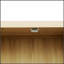 Armoire de rangement en rotin à 4 portes avec 1 tiroir et 4 tablettes réglables, durable et imperméable pour une utilisation extérieure