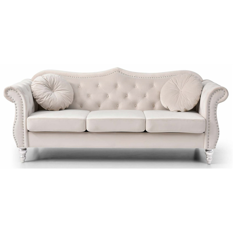 Kaisleigh 82 po, Velours ivoire