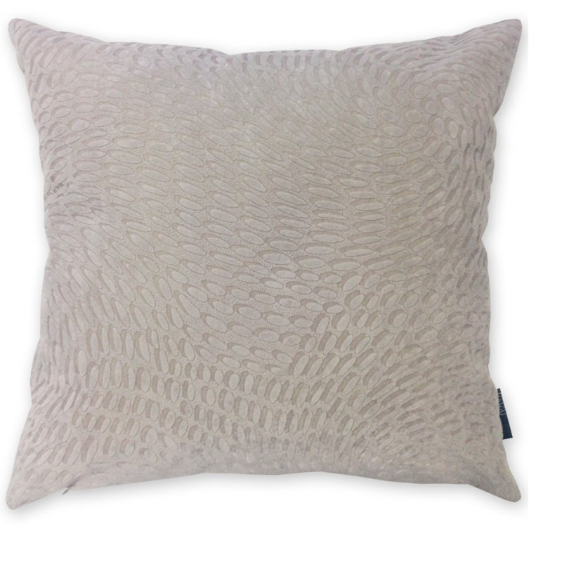 Housse et insert de coussin carré Feathers, Platinum