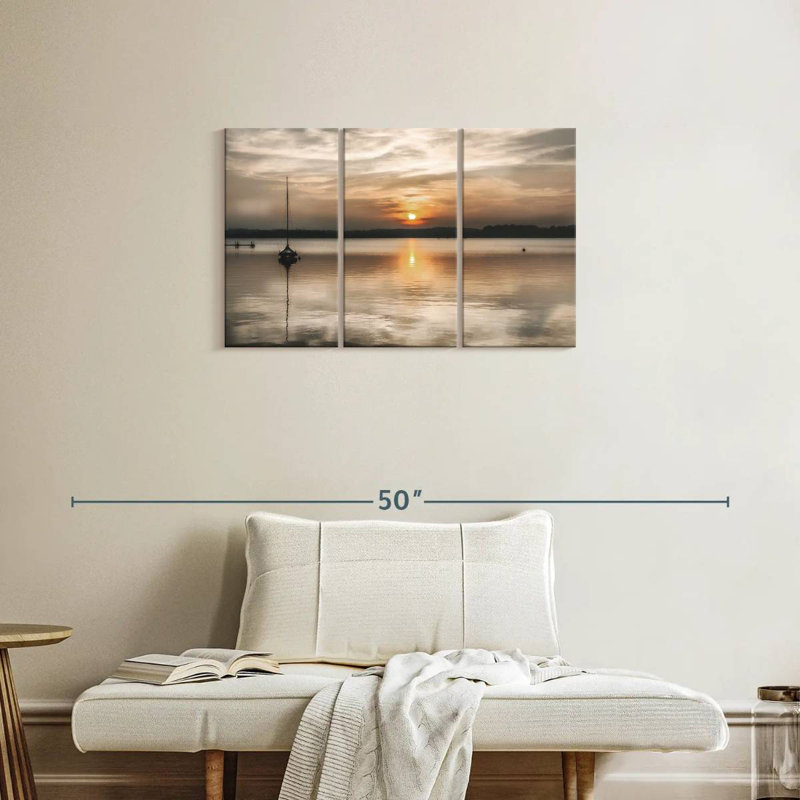 Coucher de soleil doux Alvord, H 20 po x l 33 po