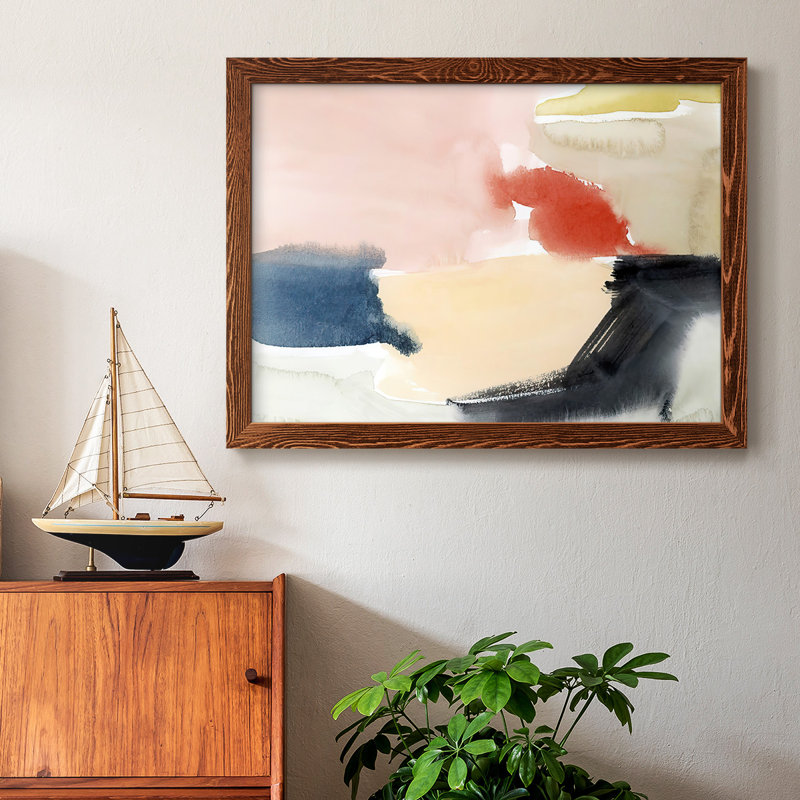 Aquarelle aire de jeu II - reproduction sur toile, Érable, H 26 po x l 38 po x P 1,5 po