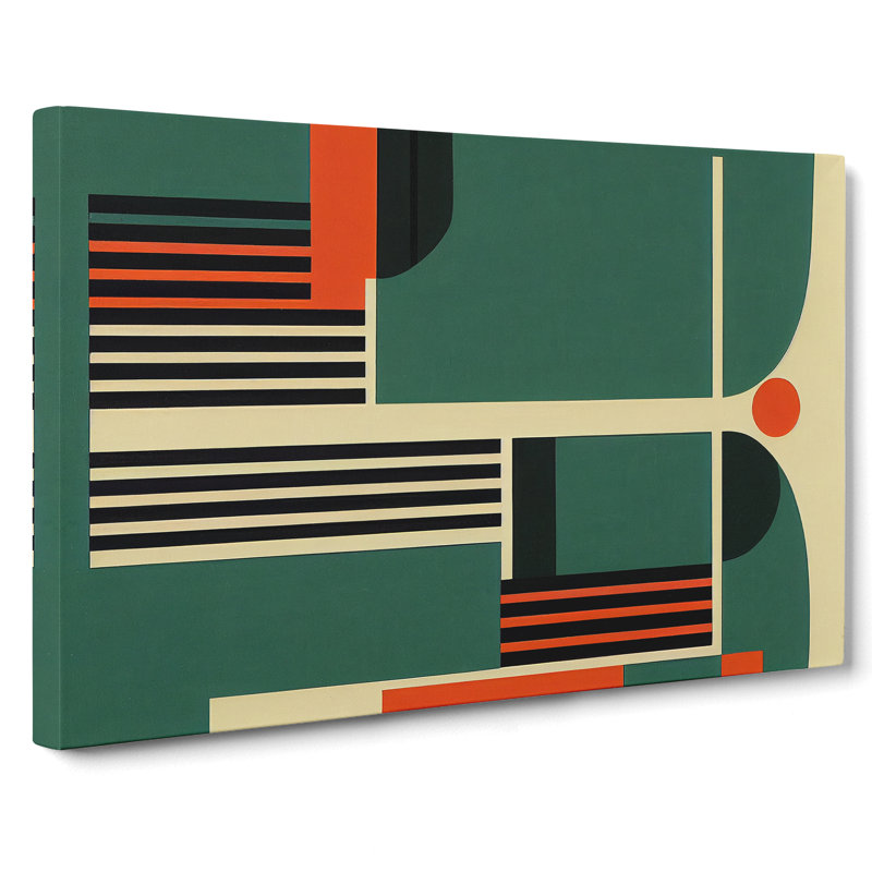 Classic Bauhaus Art Vol.1 Abstract - Wrapped Canvas, 35cm H x 50cm W x 3cm D