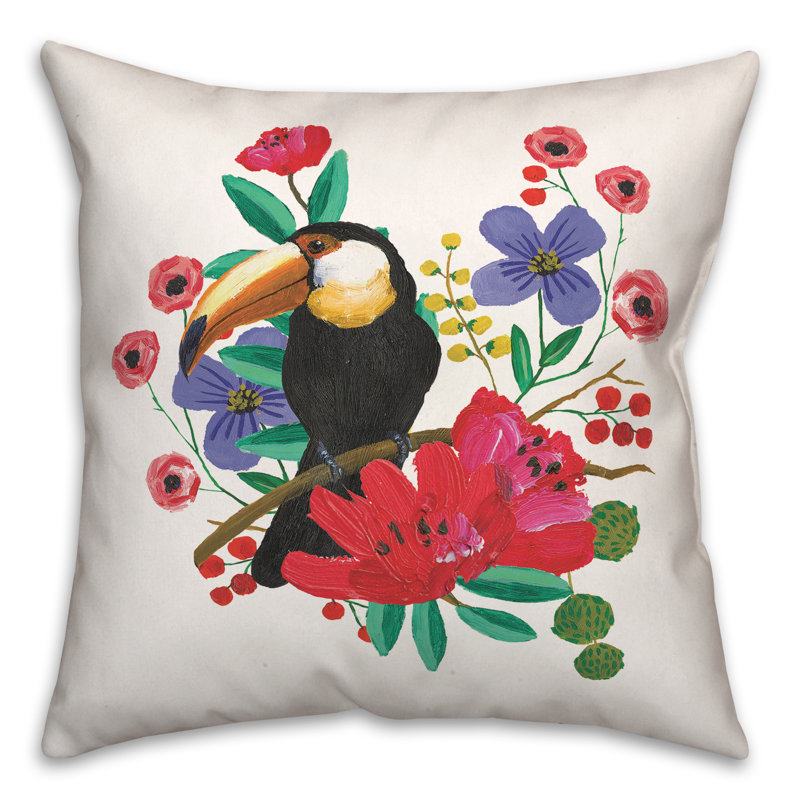 Outdoor Reversible Throw Pillow