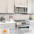 Beige Marble Hexagon Peel and Stick Backsplash Tiles, Gold Accent Self Adhesive Decorative Wall Covering