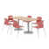 72" L Rectangular Breakroom Table and Chair Set