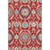 Premium Machine Washable Prisco Red Rug