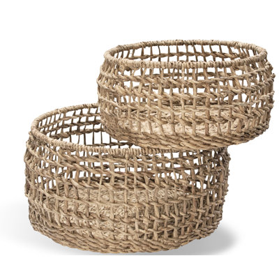 Ensemble de 2 paniers en osier