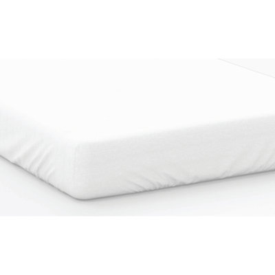 Plain Dye 200 Thread Count Egyptian-Quality Cotton Fitted Sheet
