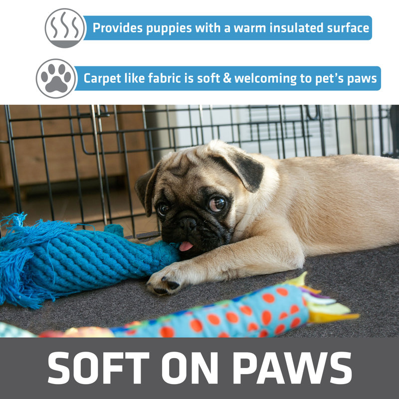 Drymate Charcoal Extra Large Waterproof Dog Playpen Mat