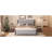Mid-Century Upholstered Platform Bed Frame-810372435