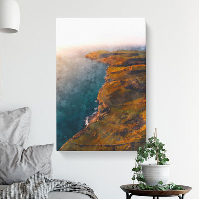 Swanage in Dorset - Wrapped Canvas Graphic Art