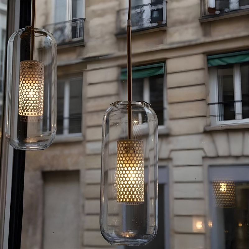 Barrantes - Light Natural Cylinder Pendant