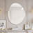 Asymmetrical Bathroom Wall Mirror
