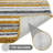 Griffie 100% Polyester Bath Rug Stripe Pattern with TPR Backing Machine Washable Soft & Absorbent Bathroom Rug-1754967499-1754967517