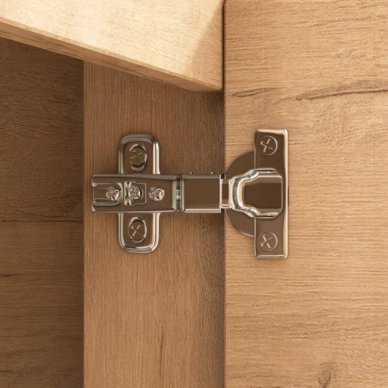 Meuble-lavabo mural simple 29,5 po avec dessus en pierre reconstituée, Imitative Oak