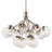 Steel Dimmable Globe Chandelier-1264815432-1264815431-1264815430