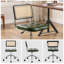 Chaise de bureau pivotante en similicuir Ayris-671295143