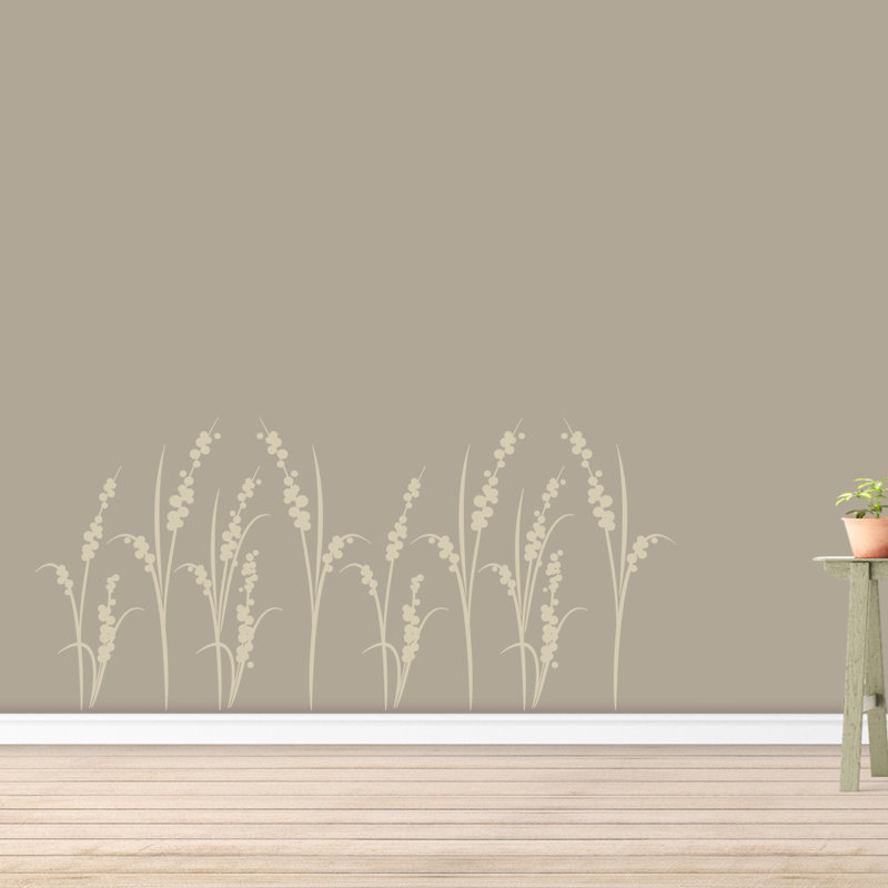 Décalcomanie murale Blossom Grass, Beige clair