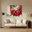 Art mural en métal «Fruit framboise rouge»-1684824077
