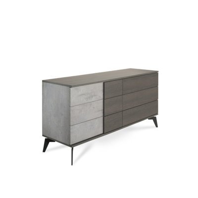 Commode double l 6 po à 6 tiroirs Jared