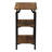Rustic Hickory & Iron Three-Tier Shelf-1812439524