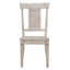 Ensemble de salle à manger 5 pièces à plateau rond en bois de chêne massif 45 po avec chaises-1469963179-1469963174