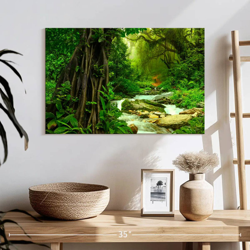 Alvord Enchanting Deep Rainforest, H 16 po x l 24 po