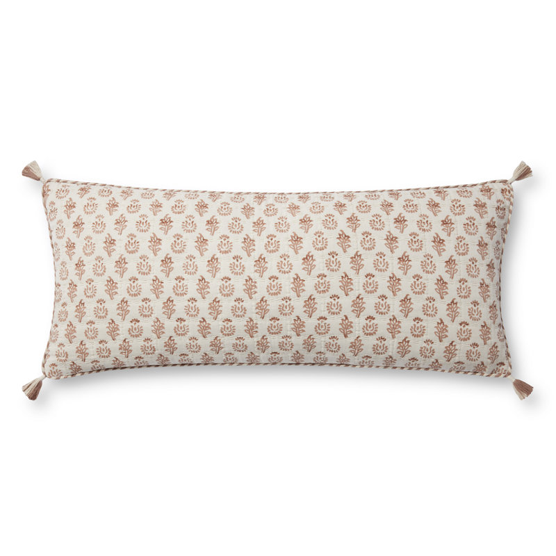 Carolee Loloi Reversible PLL0112 Pillow Lumbar, Pillow Cover Only - No Insert