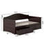 Lit de jour simple en bois massif avec tiroirs de rangement Anakaren-88346079