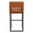 Cindina 26 Inch Fresh Look Upholstered Faux Leather Counter Height Bar Stools With Metal Frame-124553237-114244071
