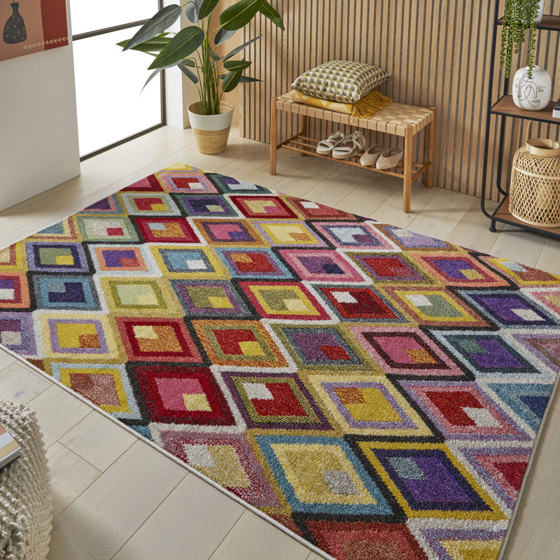 Argyle Area Rug, Rectangle 80 x 150cm