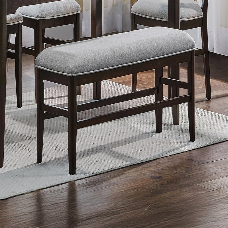 Siège de revêtement gris en bois 1pc
